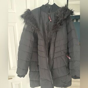 NWT Canada WeatherGear Puffer Jacket black Super Triple Goose Coat Parka Fur